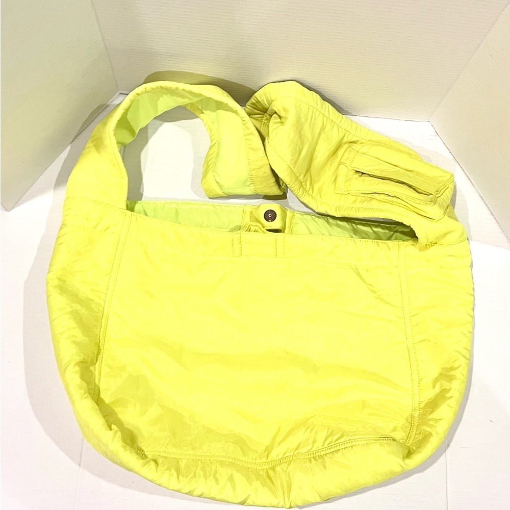 We The Free Yellow Shoulder Bag Soft Slouchy Design